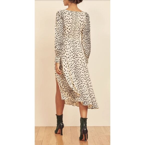 Reformation Alessi Cheetah Print Midi Dress - Picture 4 of 14